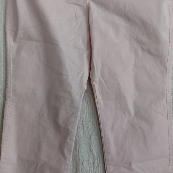 Old Navy Pastel Pink Ankle Jeans Cropped Spring Femme Barbie Doll NWT Mid Size - Picture 3 of 13